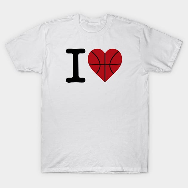 I love basketball T-Shirt by pfffufo